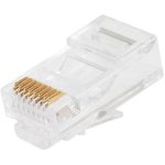 سوکت شبکه امپ مدل RJ45 Cat6 UTP